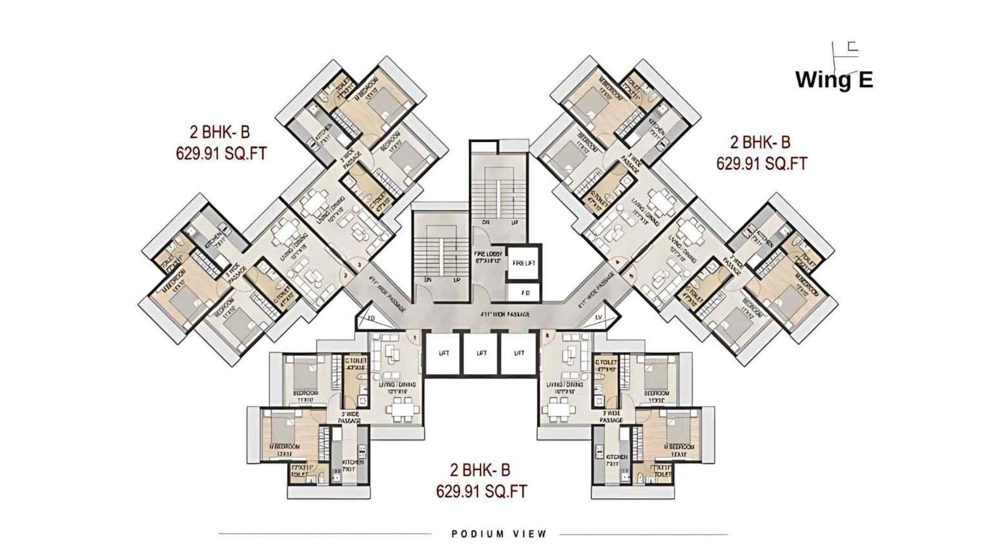 Proviso-Sai-Maple-Woods-2-Typical-Floor-Plan